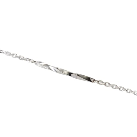 Twist Bar Bracelet -BB01003SV-