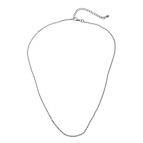 【アルテミスキングス付属用】1.5ｍｍ4面カットAKアズキチェーン燻し45ｃｍ　｜AKCN0012