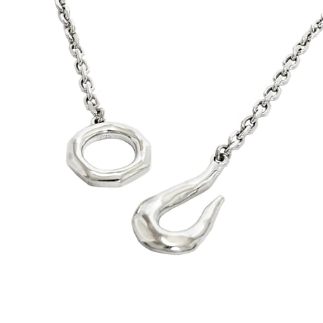 Rock Hook Necklace -BN01012SV-