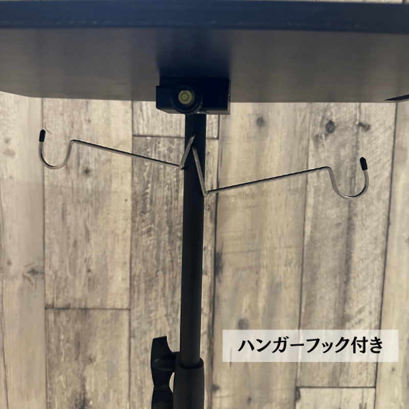 トリポットテーブルパインウッドトップ　足イエロー、木部ナチュラル3つセット トライポッドテーブル ウッドトップ ハイ | アイアン家具通販 SULK