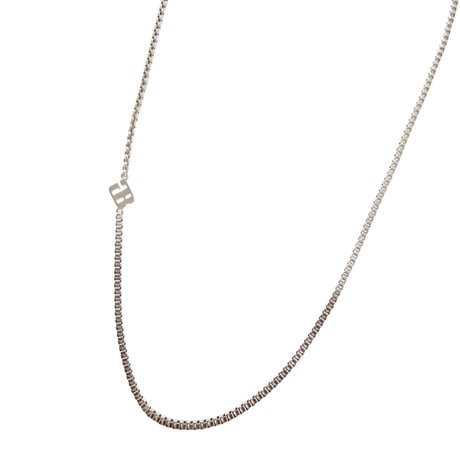 Mixed Chain Necklace -BN01013SS WH-