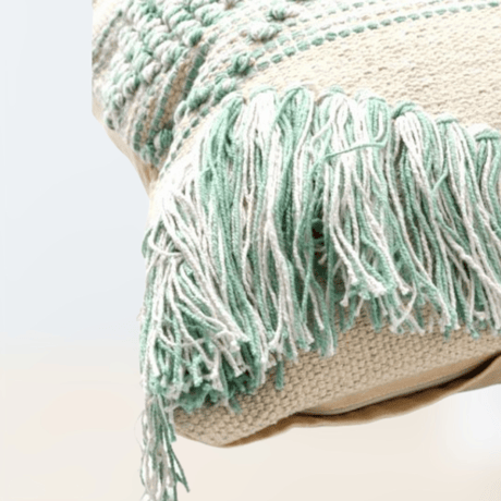 ダイヤフリンジクッションカバーBE