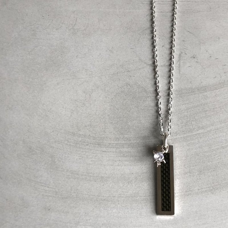 Drops カーボンプレートネックレス ｜DCN-01 SV925 | Journal Fro