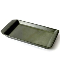 KIRITORU IRON プレート大　グレイ　波佐見焼
