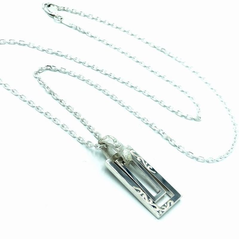 Drops ダブルフレーム唐草ネックレス ｜DAN-14 SV925 | Journal Fr