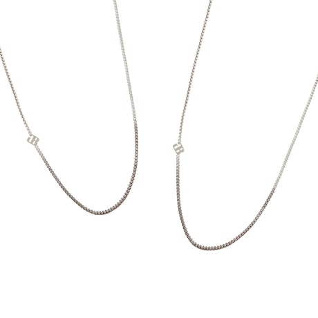 Mixed Chain Necklace -BN01013SS WH-