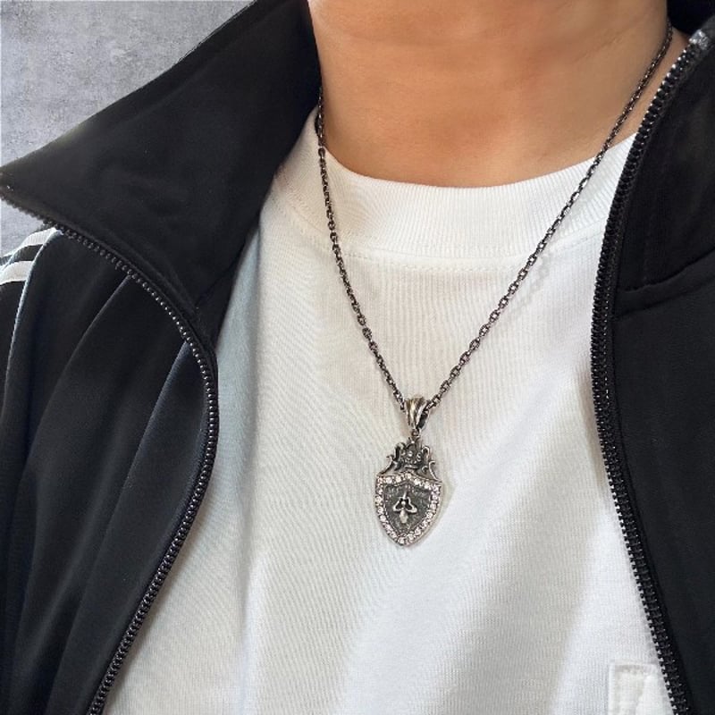 フレア　シールド　ネックレス シルバー　ペンダント REGALIA フレアシールド ｜RAP-43 SV925 | Journal Froh by