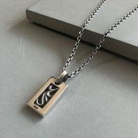 Drops Sプレート唐草ネックレス　｜DAN-01 SV925