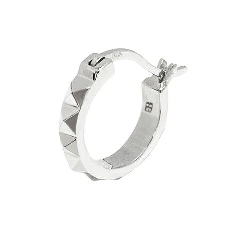 Studs Design Hoop Earring -BE01003SV-