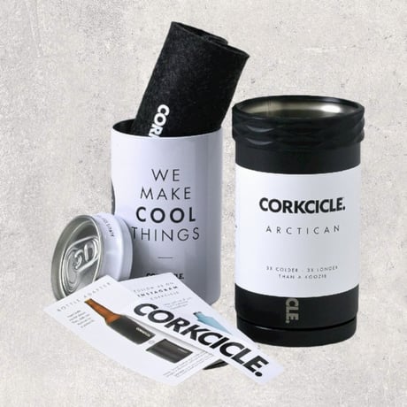 CORKCICLE ARCTICAN Brushed Steel 保冷缶ホルダー