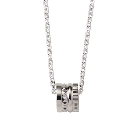 Blend Ring Necklace -BN01005SV-