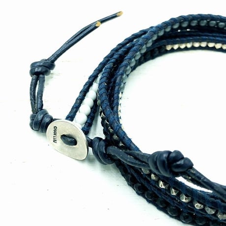 CHANLUU セミプレシャスストーンナゲット 5連ブレスレット　｜BSM-1587