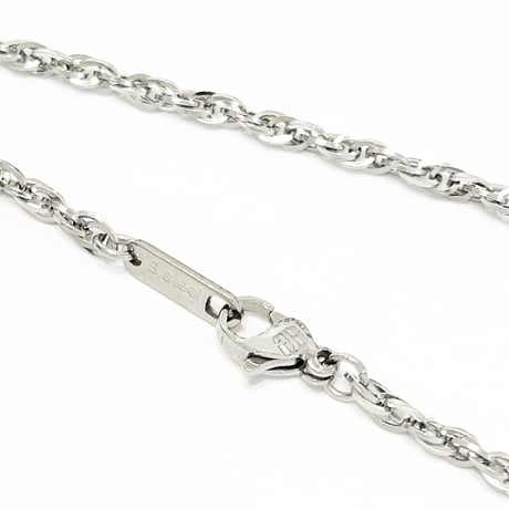 Spiral Chain Twist Necklace -BN01009SS-