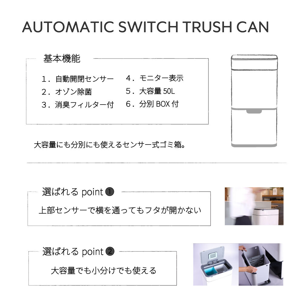 自動開閉式ごみ箱 | FLOAD 公式ブランドサイト