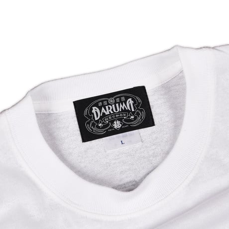 HAND-PAINTED DARUMA GARLIC MONSTER T-SHIRT by IZUMI // ORANGE