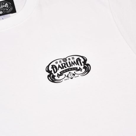 HAND-PAINTED DARUMA GARLIC MONSTER T-SHIRT by IZUMI // ORANGE