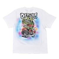HAND-PAINTED DARUMA GARLIC MONSTER T-SHIRT by IZUMI // BLUE