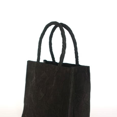 PAPER TOTE BAG  S (L.BROWN / BLACK)
