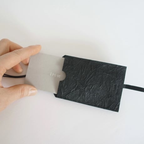PAPER KEY / CARD HOLDER (GRAY / BLACK)