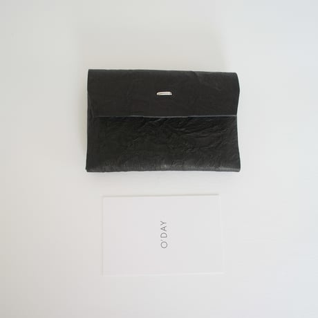 PAPER CARD CASE  (L.BROWN / BLACK)