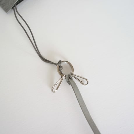 PAPER KEY / CARD HOLDER (GRAY / BLACK)