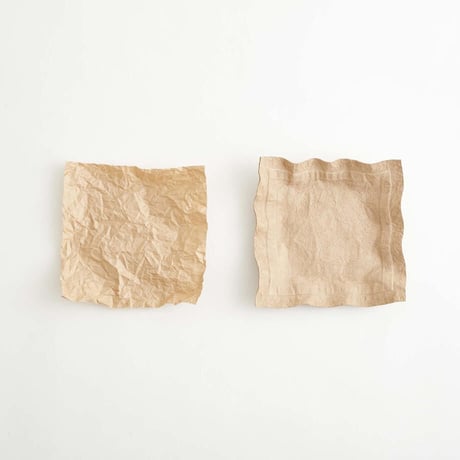 PAPER LEATHER TRAY（Light brown)