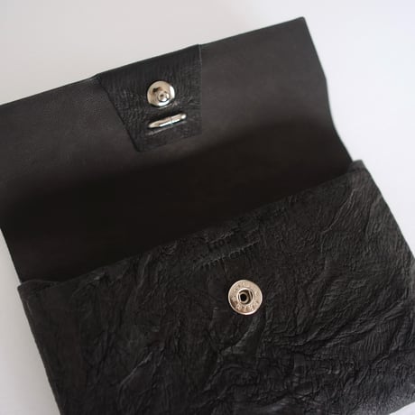 PAPER CARD CASE  (L.BROWN / BLACK)