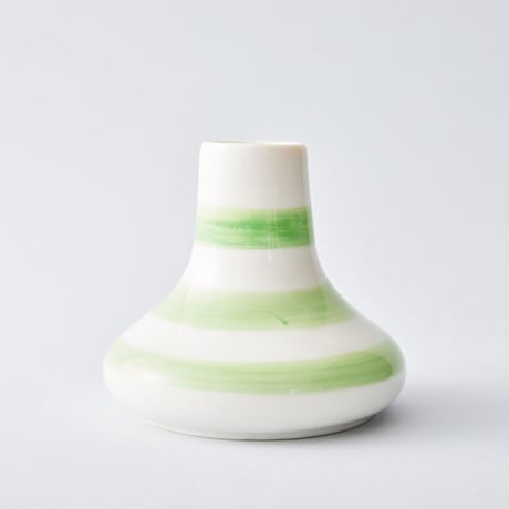 フラワーベース　Green stripe