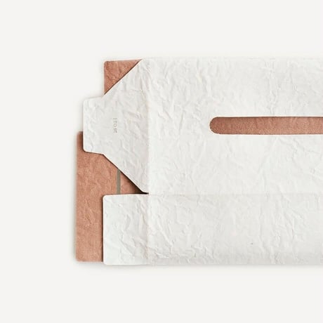 PAPER LEATHER TISSUE BOX CASE（White）