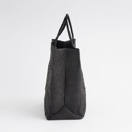 PAPER TOTE BAG  M (L.BROWN / BLACK)