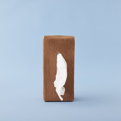 PLYWOOD LEATHER TISSUE BOX CASE
