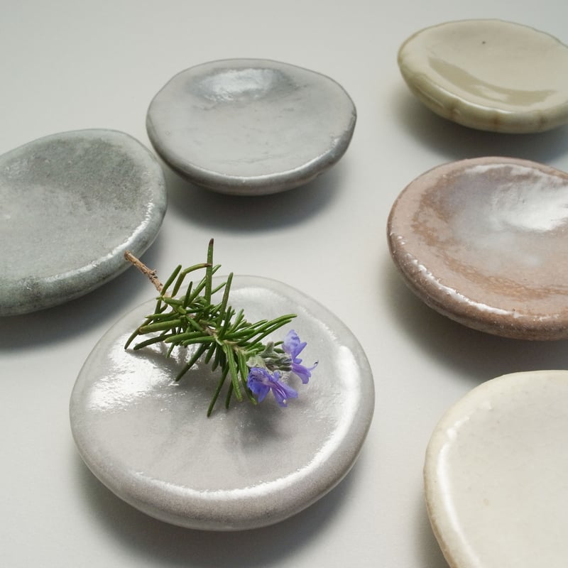 mon♪様　　 小皿 手塩皿 グリーン 水仙文 10客 mon♪様 小皿 手塩皿 グリーン 水仙文 10客 mon♪様 小皿 手塩皿