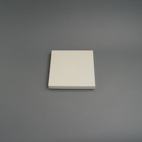 WAVE LEATHER TRAY　正方形 Yellow/Gray