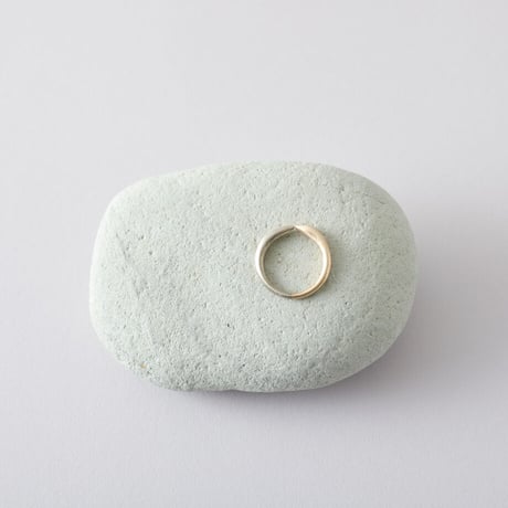 SUN&MOON Half Ring　Silver  × K10