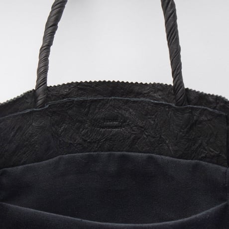 PAPER TOTE BAG  S (L.BROWN / BLACK)