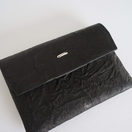 PAPER CARD CASE  (L.BROWN / BLACK)