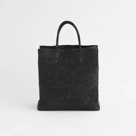 PAPER TOTE BAG  M (L.BROWN / BLACK)