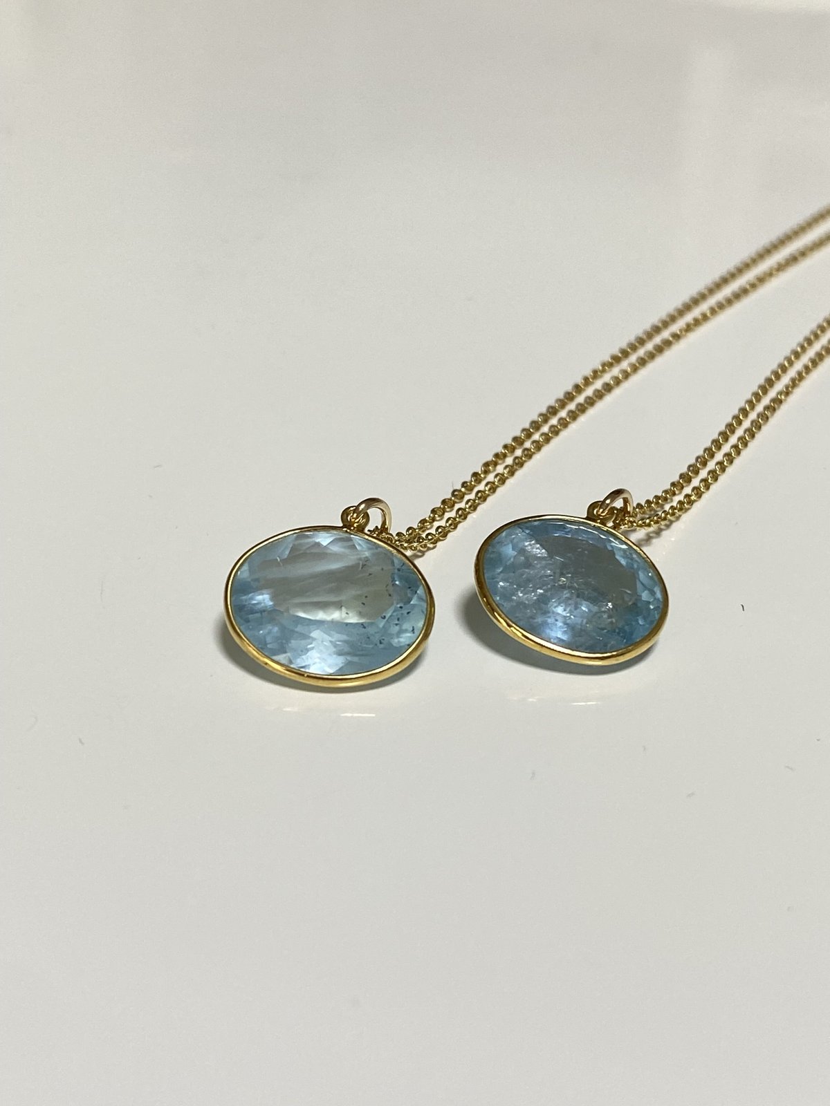 上質 大粒アクアマリン 14kgf ネックレス/ペンダント | mare-acce's STORE