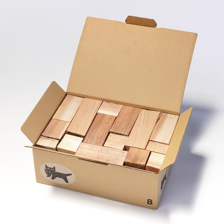 焚き火用薪 杉 フェザースティック【80サイズ】 | 中村林産有限会社