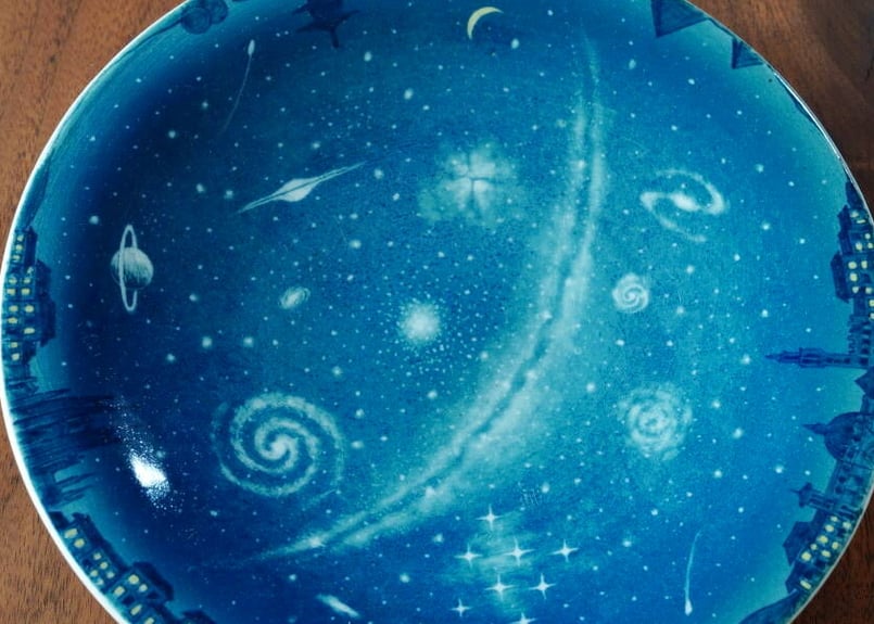 宇宙5寸皿 | 陶工房 浩hiro