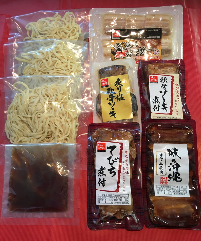 味の沖縄」お手軽！沖縄そばセット | 津田食品ネットショップ