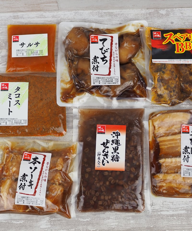 味の沖縄」伝統料理＆タコスミートセット | 津田食品ネットショップ