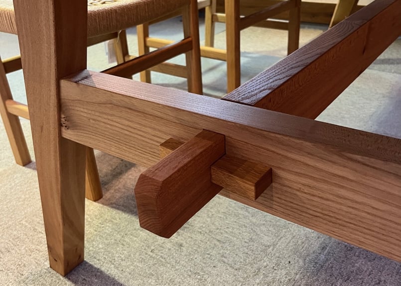 ニレバール杢ブックマッチテーブル | 森林工芸館STORES