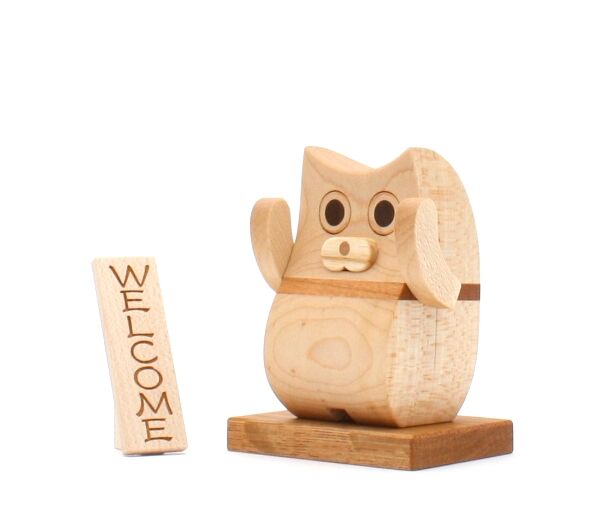 木製 招き猫 招き猫 木の招き猫 木製 置物 贈り物 ギフト | 森林工芸館STORES