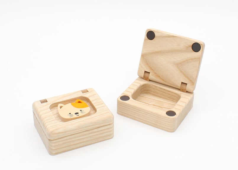 ユニークなキャラクター形状の木製収納ボックス 楽天市場】収納