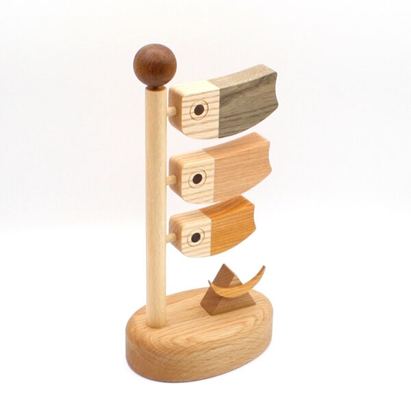 こいのぼり　森林工芸館　未使用品 木のこいのぼり 鯉のぼり 置物 木製 室内用 端午の節句 | 森林工芸館STORES