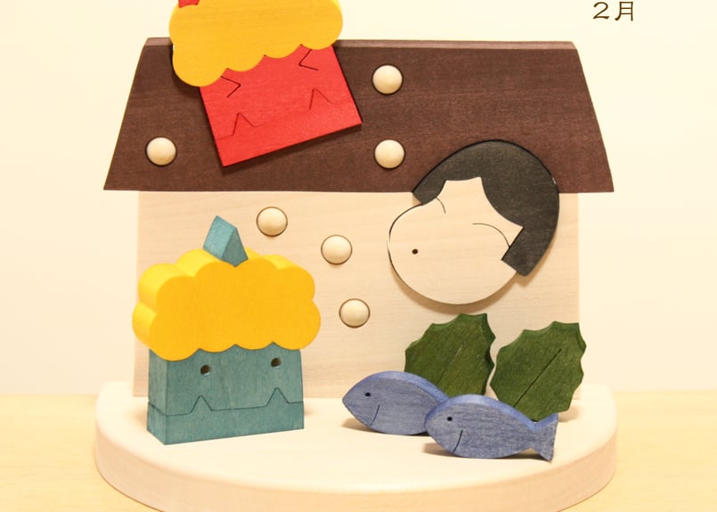 彩り歳時記 選べる6個セット＜お値段ちょこっとお得です＞季節の置物