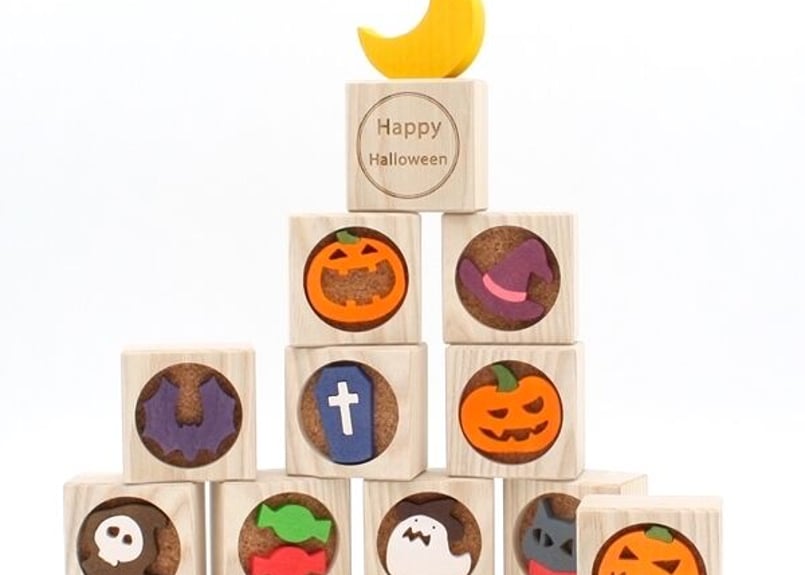 ハロウィンブロック halloween ハロウィン置物 ハロウィン飾り 10月