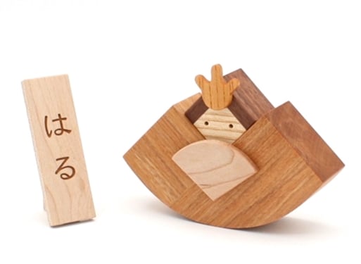 木のお雛さま 屏風タイプ】 雛飾り お雛様 雛人形 節句飾り | 森林工芸