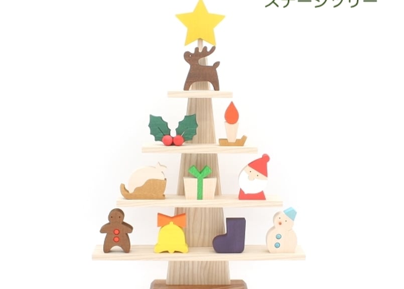 ステージツリー【クリスマス】 christmas クリスマス置物 サンタ